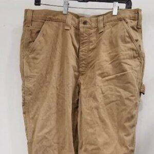 Carhartt Men Apparels Relaxed Fit Washed Twill Lined Pants Size 36 x 34